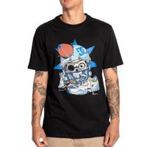 Camiseta DC Shoes Smashing Helmet SM25 Masculina Preto Camiseta DC Shoes Smashing Helmet SM25 Masculina Preto