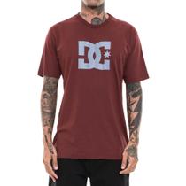 Camiseta dc shoes star color - vinho