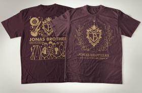 Camiseta De Algodão Banda De Pop Rock Jonas Brothers - PORTO STAMP