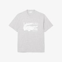 Camiseta de Algodão Clássica Com Estampa