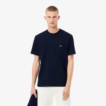 Camiseta de Algodão com Bolso no Peito