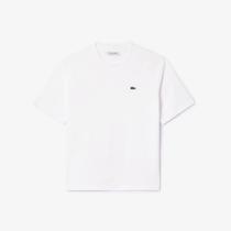Camiseta de Algodão com Caimento Relaxado - LACOSTE Camiseta de Algodão com Caimento Relaxado - LACOSTE