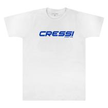 Camiseta de Algodão Cressi Manga Curta Branco