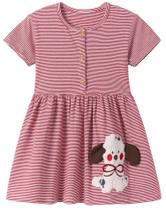 Camiseta de algodão de manga curta LU Toddler Girl 2T Camiseta de algodão de manga curta LU Toddler Girl 2T