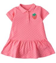 Camiseta de algodão de manga curta LU Toddler Girl 3T Camiseta de algodão de manga curta LU Toddler Girl 3T