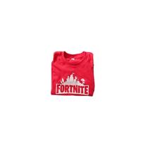 Camiseta de algodão estampada Fortnite para crianças e adultos