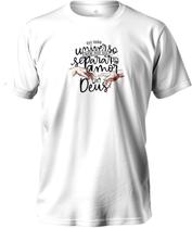Camiseta De Algodão Feminino E Masculino Religiosa Estampada Amor De Deus
