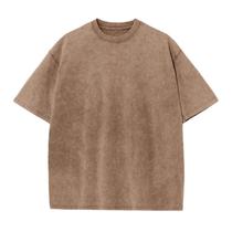 Camiseta de algodão grande lavada com ácido Fkatuzi para meninos de 10 a 12 anos Camiseta de algodão grande lavada com ácido Fkatuzi para meninos de 10 a 12 anos