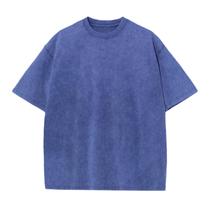 Camiseta de algodão grande lavada com ácido Fkatuzi para meninos de 10 a 12 anos Camiseta de algodão grande lavada com ácido Fkatuzi para meninos de 10 a 12 anos