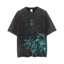 Camiseta De Algodão Kaiju No 8 Chainsaw Man BANDAI Anime Japonês Streetwear Solta De Verão Manga