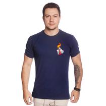 Camiseta de Algodão Lighter with Fire T-shirt Masculina Estampada - KTZ
