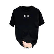 Camiseta De Algodão Luxuosa Unissex De Tamanho Grande Com Gola Redonda E Manga Curta, Estampa Lisa Camiseta De Algodão Luxuosa Unissex De Tamanho Grande Com Gola Redonda E Manga Curta, Estampa Lisa