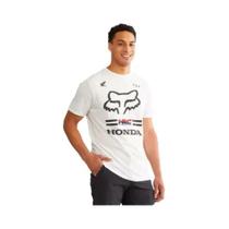 Camiseta De Algodão Masculina E Feminina De Verão Honda Fox Streetwear Casual Motorcycle Top