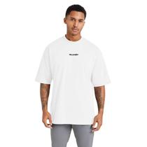 Camiseta de Algodão Masculina para Academia, Modelagem Oversized e Estilo Streetwear Urso Camiseta de Algodão Masculina para Academia, Modelagem Oversized e Estilo Streetwear Urso