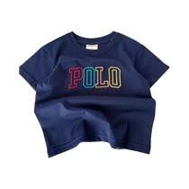 Camiseta De Algodão Para Meninas Estilo Coreano Com Estampa De Letras Casual Para Crianças 2025 Camiseta De Algodão Para Meninas Estilo Coreano Com Estampa De Letras Casual Para Crianças 2025