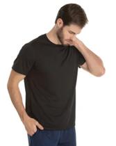 Camiseta de Algodão Premium Preta Camiseta de Algodão Premium Preta