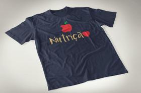 Camiseta De Algodão Profissão faculdade Nutrição
