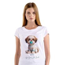 Camiseta de Algodão Shih Tzu