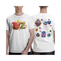 Camiseta De Algodão Solta Feminina Disney Descendants Zombies Worlds Collide Tour Freya Skye Verão