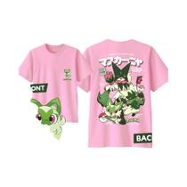 Camiseta De Algodão Summer Pokemon Sprigatito Evolution Para Adultos E Crianças, Camiseta Esportiva
