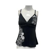 Camiseta De Algodão Vintage Harajuku Feminina Preta Com Estampa Gráfica De Flores Y2K E Mini Top Com