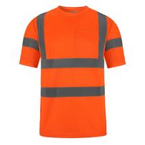 Camiseta de alta visibilidade DPSAFETY Class 3 Orange para homens 4GG