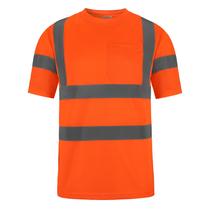 Camiseta de alta visibilidade DPSAFETY Class 3 Orange para homens 6GG