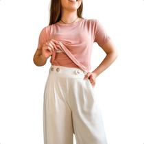 Camiseta de amamentação rosa envelhecido