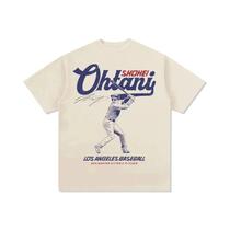 Camiseta De Beisebol Adulto Shohei Ohtani Em Algodão Respirável Com Gola Redonda Casual Estilo