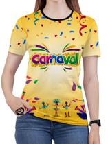 Camiseta de Carnaval Feminina Samba Festas Abada blusa est2