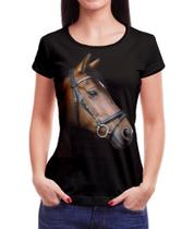 camiseta de cavalo feminina Roupa Blusa animal Campo est4 - Alemark