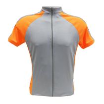 CAMISETA DE CICLISMO DeA MODAS ZIPPER TOTAL EM DRY FIT COM BOLSO NA COSTA-MASCULINO - D.A Modas