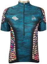 Camiseta de Ciclismo Muhu Tattoo Feme Turqueza SSX Multicoisas Camiseta de Ciclismo Muhu Tattoo Feme Turqueza SSX Multicoisas