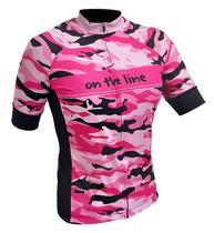 Camiseta de Ciclismo OTL Pink War