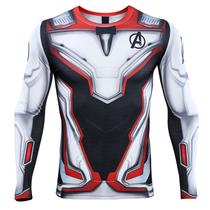Camiseta de Compressão de Manga Comprida para Corrida Masculina