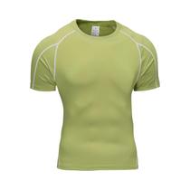 Camiseta de Compressão Esportiva Masculina - Ideal para Corrida, Ginástica e Fitness