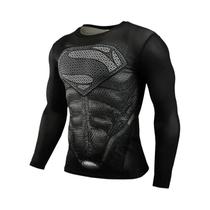 Camiseta De Compressão Masculina De Manga Longa Com Estampa 3D, Fantasia De Cosplay De Quadrinhos,