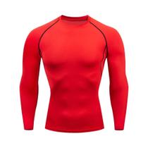 Camiseta De Compressão Masculina De Manga Longa De Secagem Rápida Para Musculação E Fitness