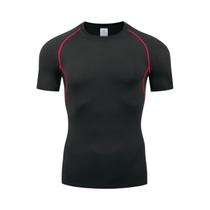 Camiseta De Compressão Masculina De Secagem Rápida, Manga Curta, Para Fitness, Corrida E Esportes