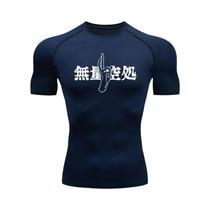 Camiseta De Compressão Masculina De Secagem Rápida Para Academia, Manga Curta, Verão, Fitness, Rash