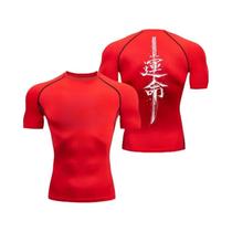Camiseta De Compressão Masculina De Secagem Rápida Para Fitness, 8 Cores, Manga Curta, Absorvente De