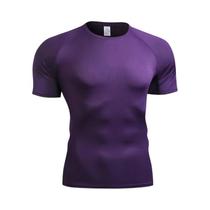 Camiseta De Compressão Masculina De Secagem Rápida Para Verão, Corrida, Treino, Academia, Roupa