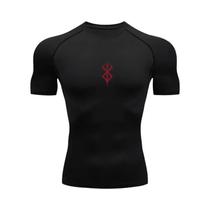 Camiseta De Compressão Masculina De Secagem Rápida Y2K Para Fitness E Corrida, Manga Curta,