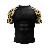 Camiseta De Compressão Masculina No-Gi BJJ Em Poliéster E Elastano Para Treino De Jiu-Jitsu E