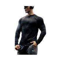 Camiseta De Compressão Masculina Para Musculação Outono/Inverno Com Zíper, Slim, De Manga Longa Para Camiseta De Compressão Masculina Para Musculação Outono/Inverno Com Zíper, Slim, De Manga Longa Para