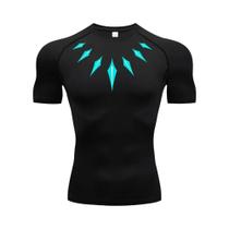 Camiseta de Compressão Masculina - Secagem Rápida para Academia, Corrida e Treino
