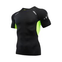 Camiseta de Compressão MMA Masculina - Manga Curta para Boxe, Academia e Treinamento Camiseta de Compressão MMA Masculina - Manga Curta para Boxe, Academia e Treinamento