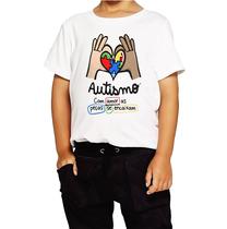 Camiseta de Criança Manga Longa Infantil Amor Autismo