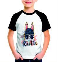 Camiseta de Criança Manga Longa Infantil Coelho