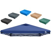 Camiseta de dossel portátil UNICAMPER 10 x 10 pés azul marinho à prova d'água